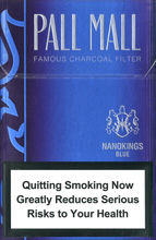 pall mall silver blue cigarettes nicotine nano mini cigarette box